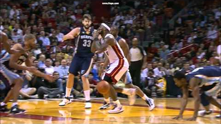 LeBron James Gets Hit In Mouth By Foe, "Hammered" By Teammate